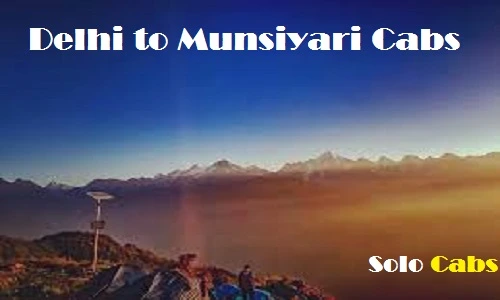 delhi to munsiyari cabs